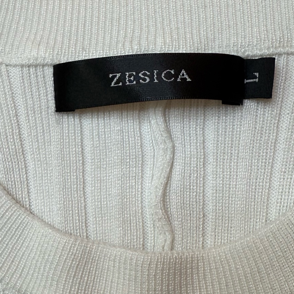 Zesica Sleeveless Crew Neck Pleated Stretchy Sweater Nautical Stripes Dress Sz L - Picture 5 of 8